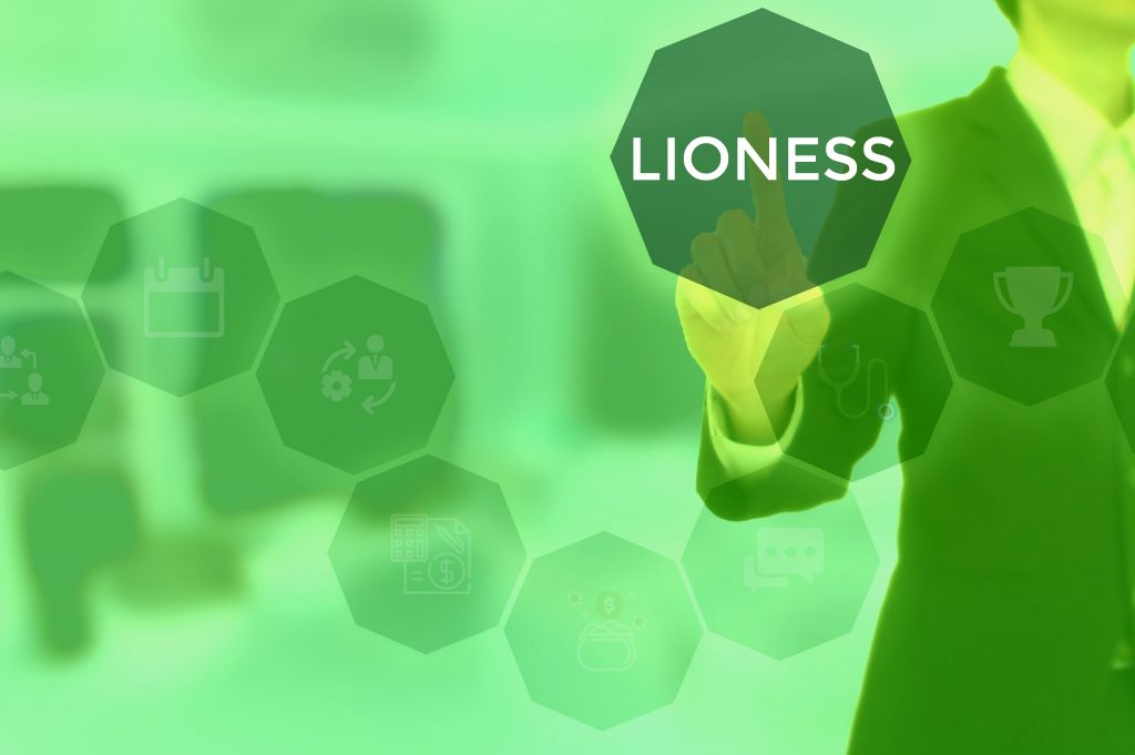 Lioness button